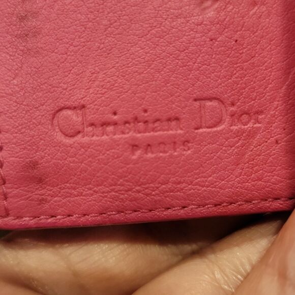 Dior Pink and Brown Trotter Women's Key Case/ Cardholder - Picture 6 of 8